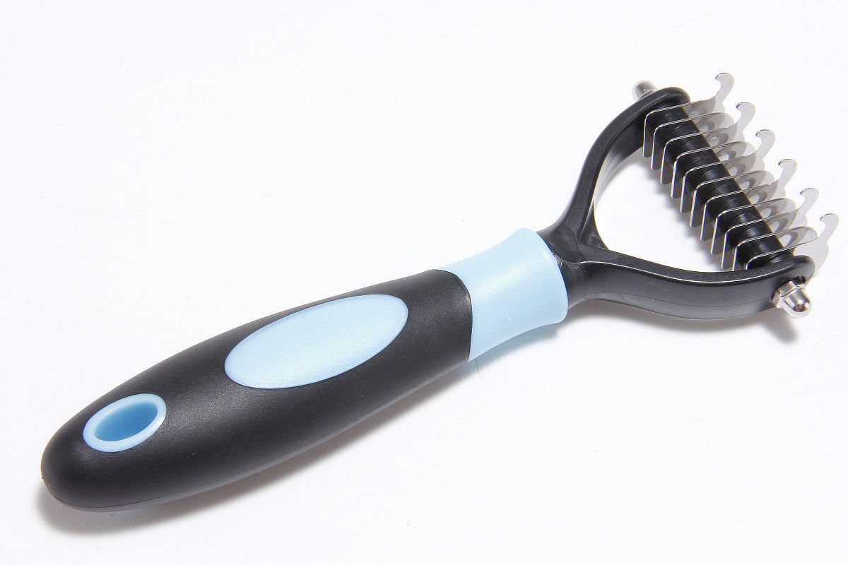 Pet Dematting & Hair Removal Comb – Grooming Tool for Dogs & Cats