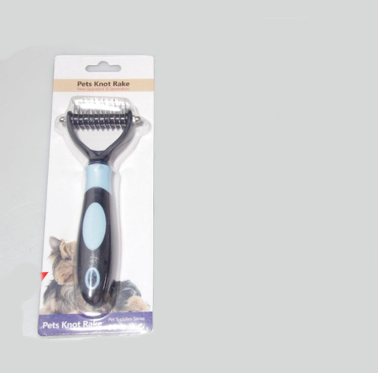 Pet Dematting & Hair Removal Comb – Grooming Tool for Dogs & Cats