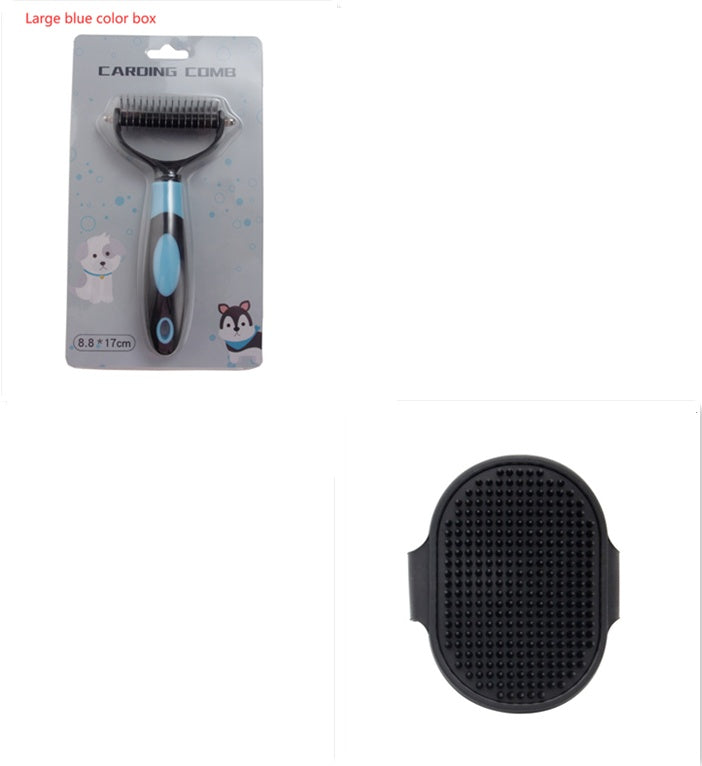 Pet Dematting & Hair Removal Comb – Grooming Tool for Dogs & Cats