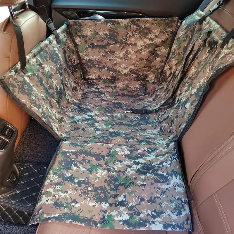 Waterproof Dog Car Seat Cover – Pet Carrier Hammock for Travel