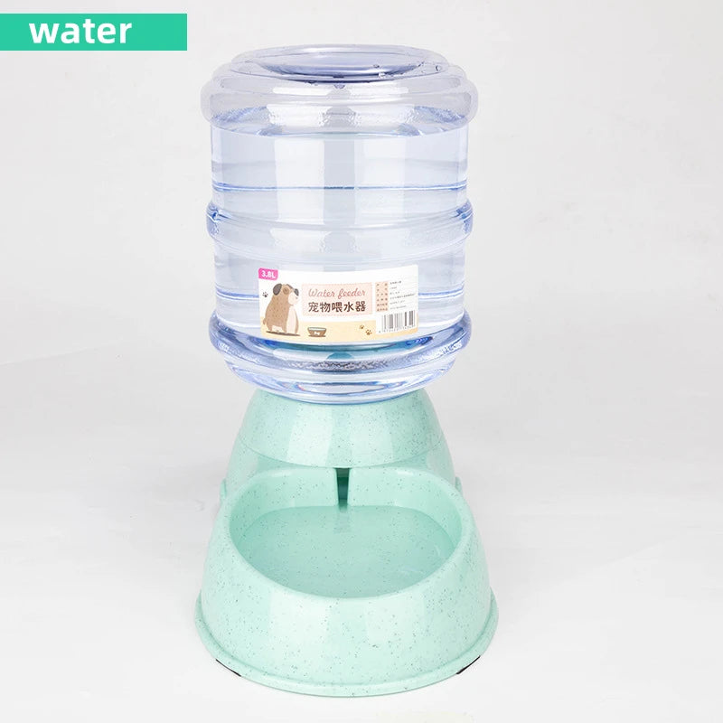 Large Pet Feeder Bowl – Automatic Water Dispenser & Food Bowl for Cats & Dogs