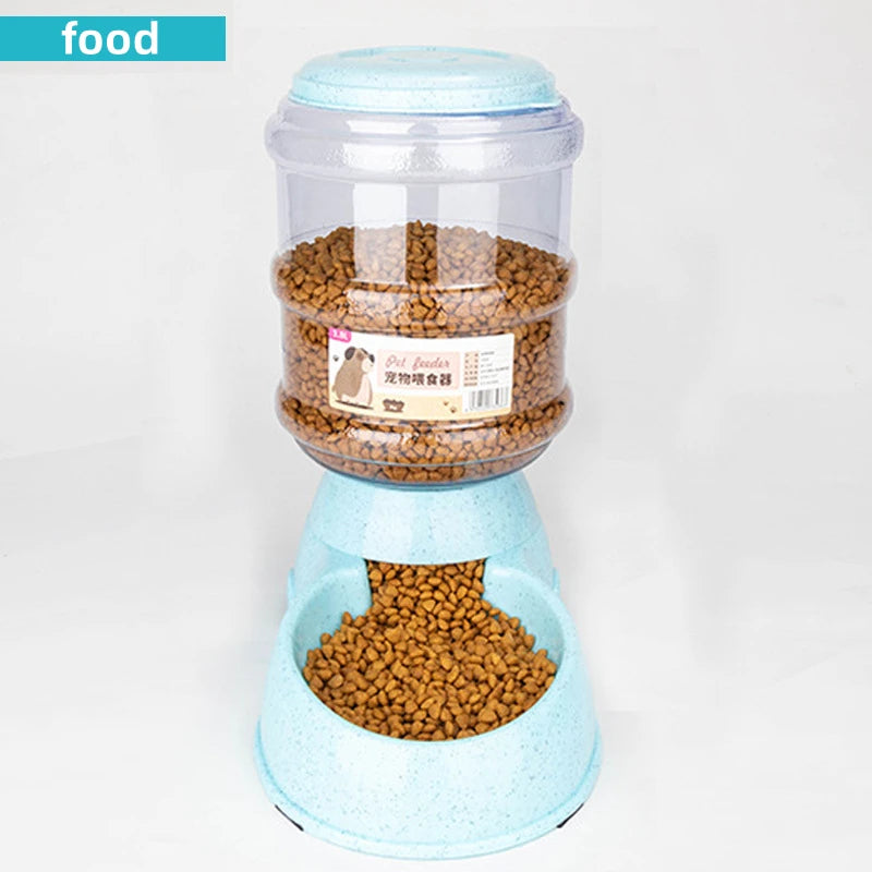 Large Pet Feeder Bowl – Automatic Water Dispenser & Food Bowl for Cats & Dogs