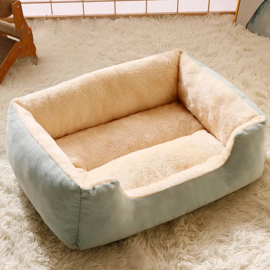 Cozy Pet Bed Basket – Soft Cushion for Cats & Small Dogs