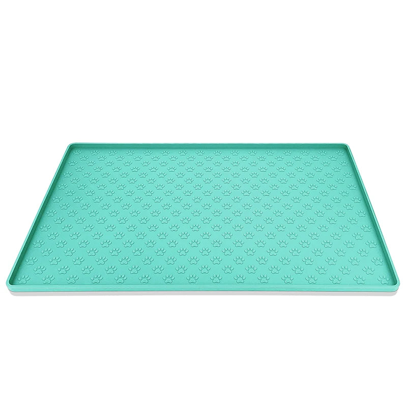 Waterproof Pet Food Mat – Non-Slip Silicone Feeding Placemat