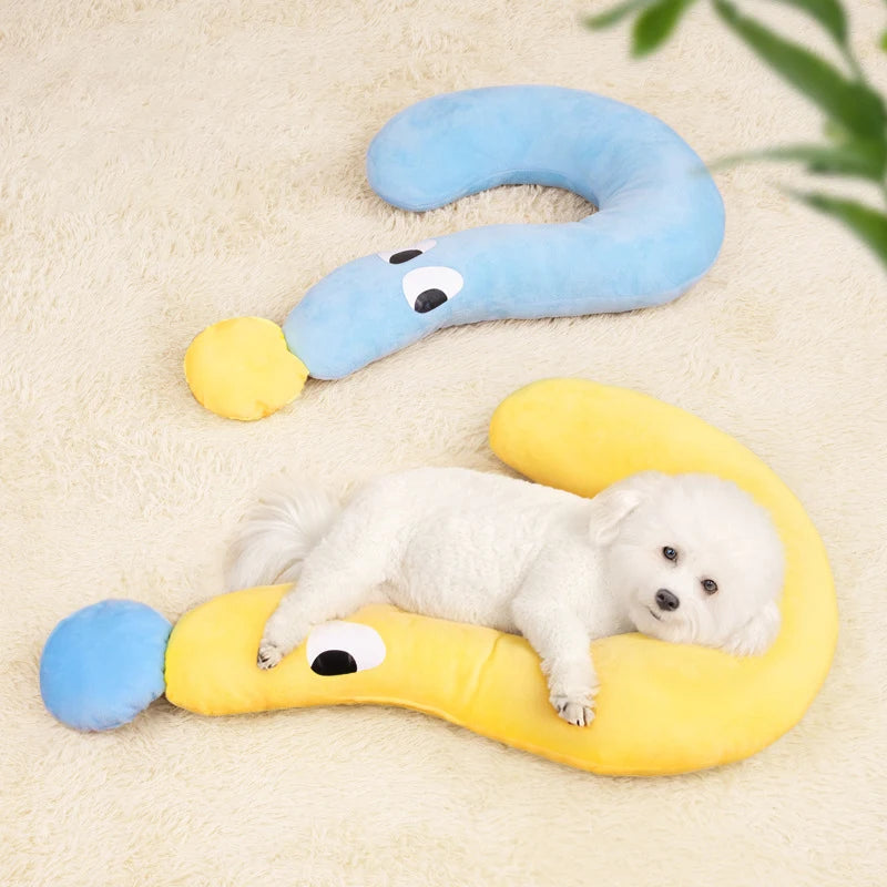 U-Shaped Pet Pillow – Neck Support Cushion for Puppies & Kittens