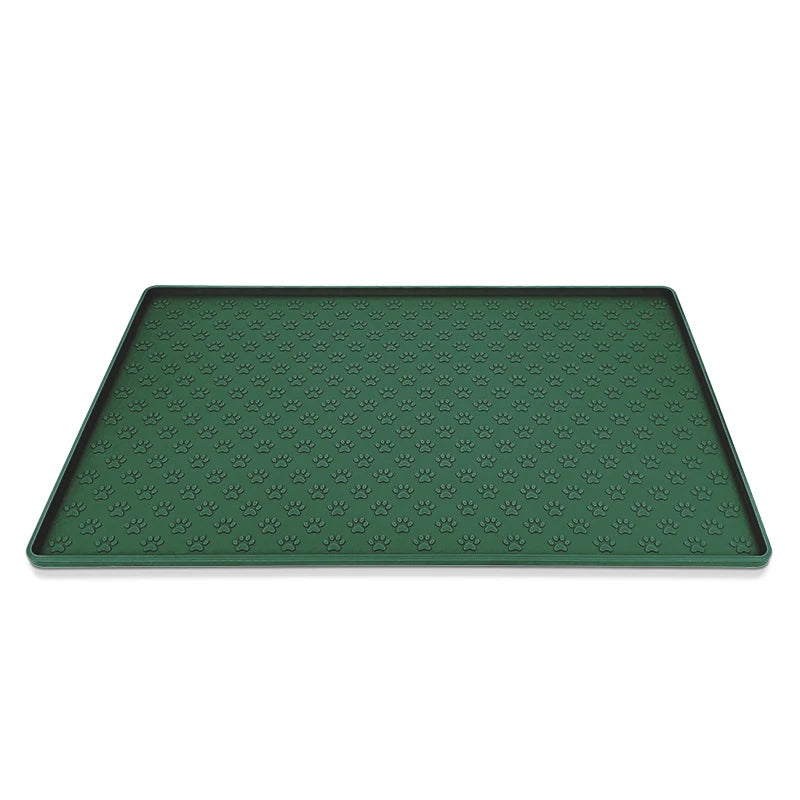 Waterproof Pet Food Mat – Non-Slip Silicone Feeding Placemat