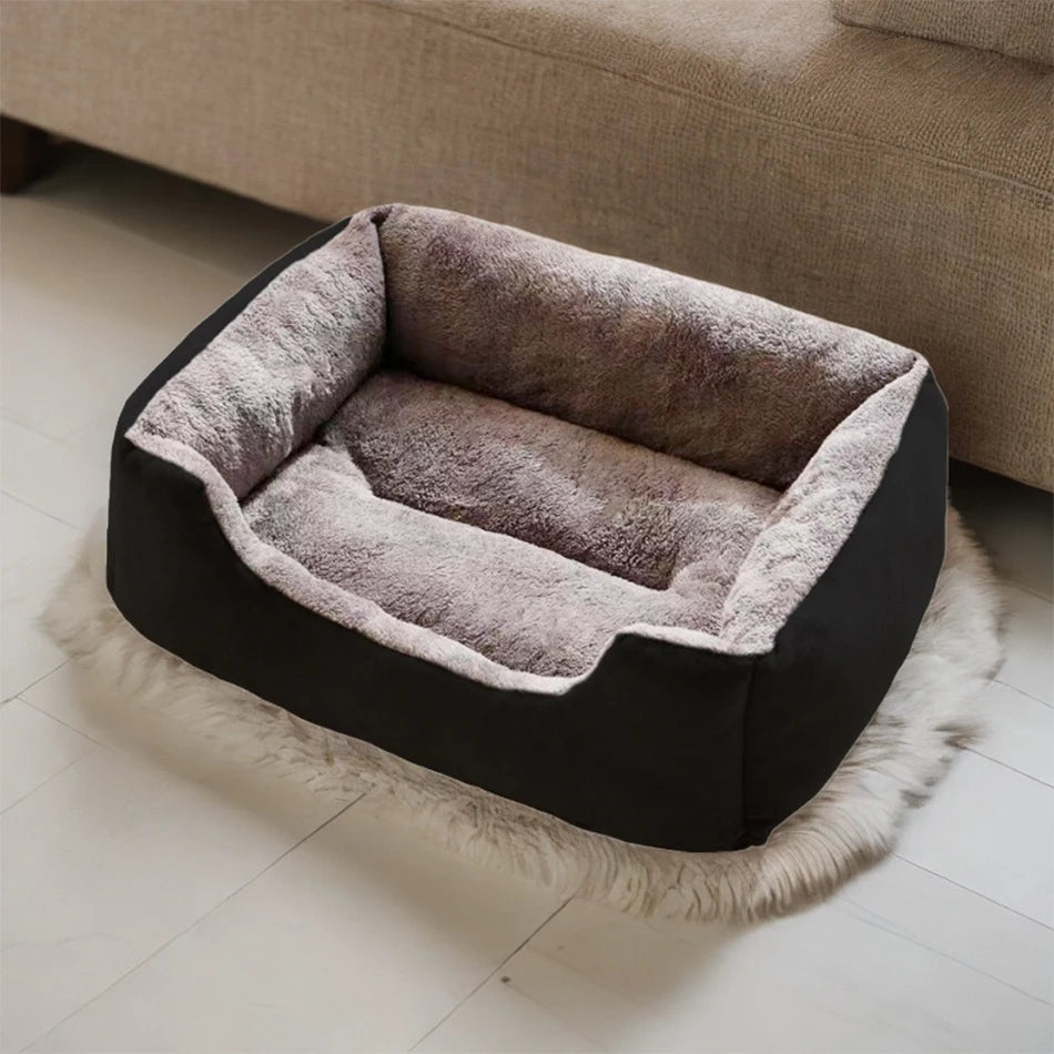 Cozy Pet Bed Basket – Soft Cushion for Cats & Small Dogs
