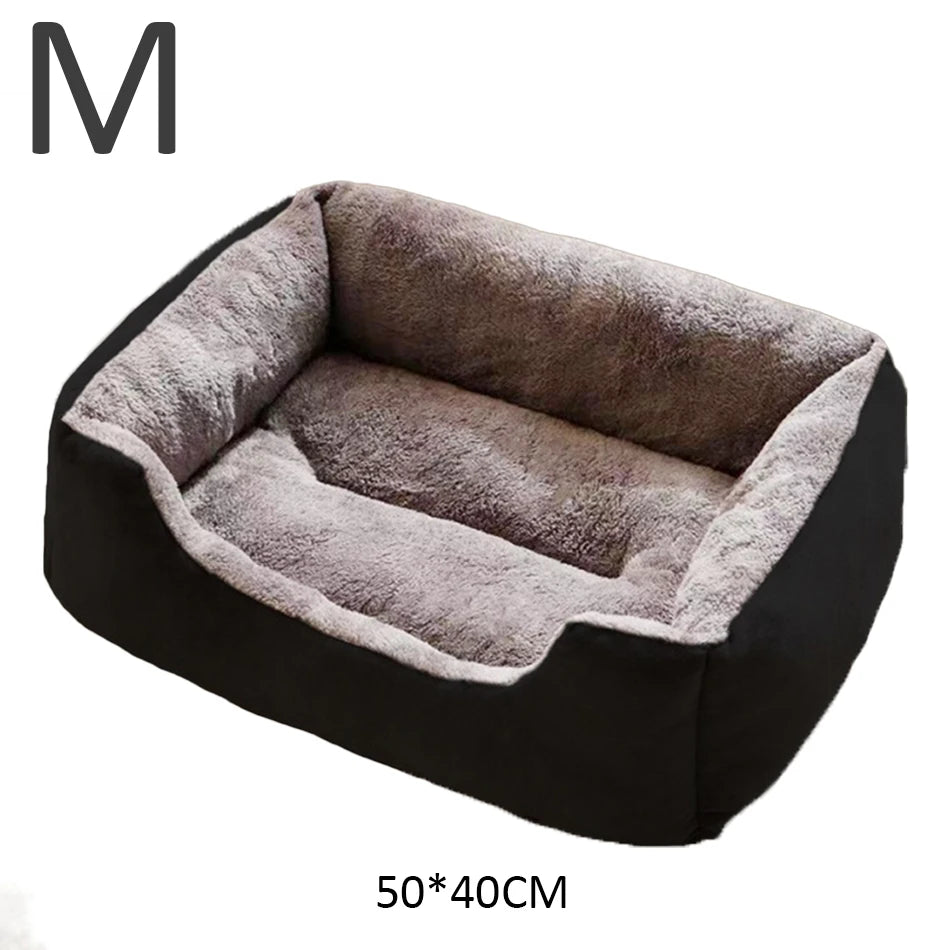 Cozy Pet Bed Basket – Soft Cushion for Cats & Small Dogs
