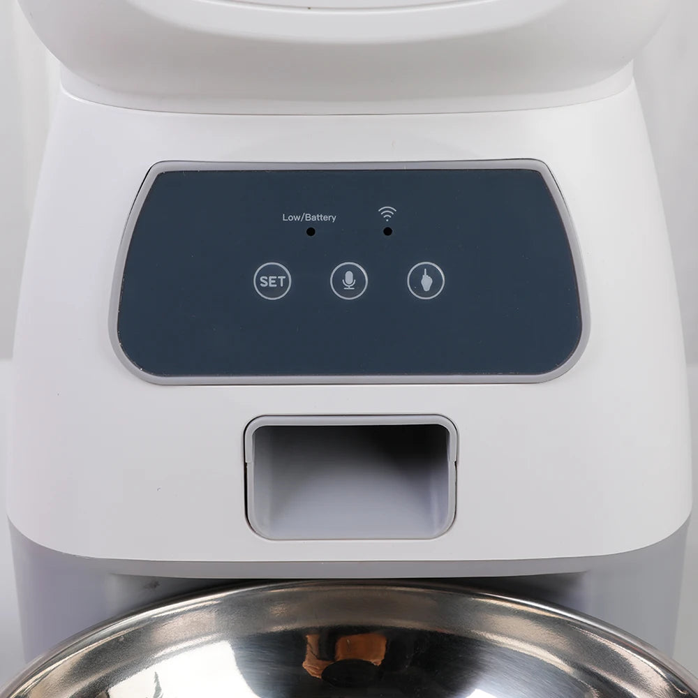 3.5L Smart Automatic Pet Feeder – Large Capacity Cat & Dog Food Dispenser
