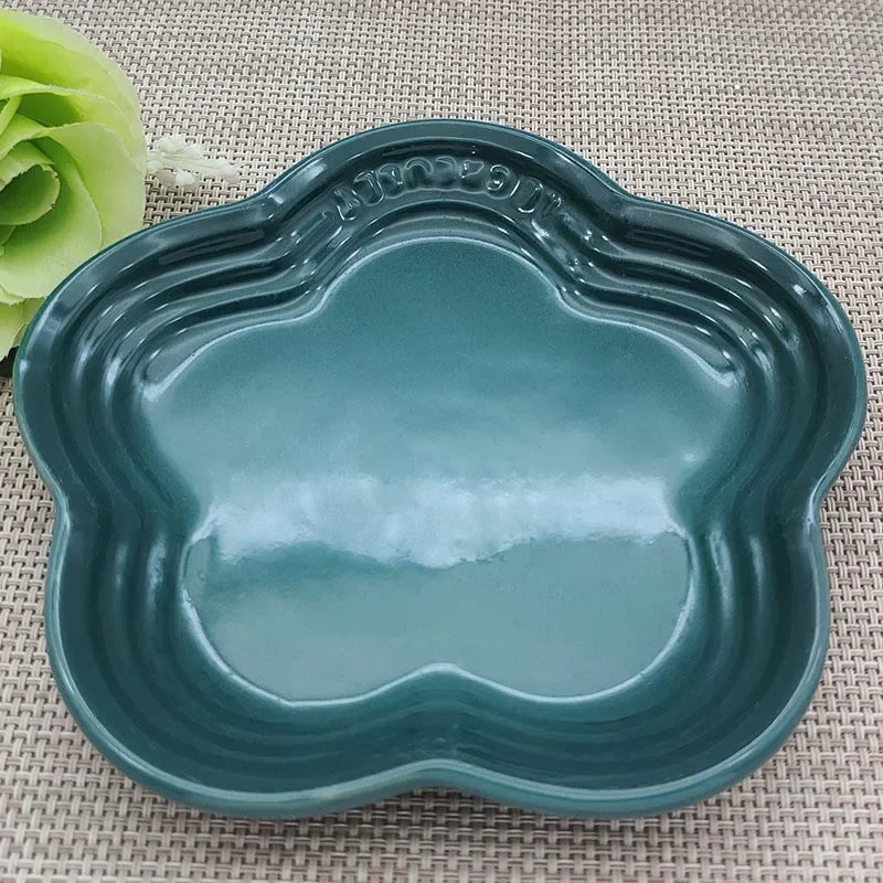 Ceramic Elevated Cat Bowl – Anti-Vomiting & Whisker Stress-Free Feeder