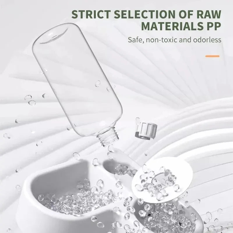 Automatic Water & Food Bowl – Spill-Proof Dual Bowl for Cats & Dogs