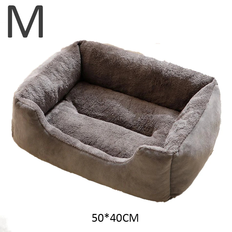 Cozy Pet Bed Basket – Soft Cushion for Cats & Small Dogs