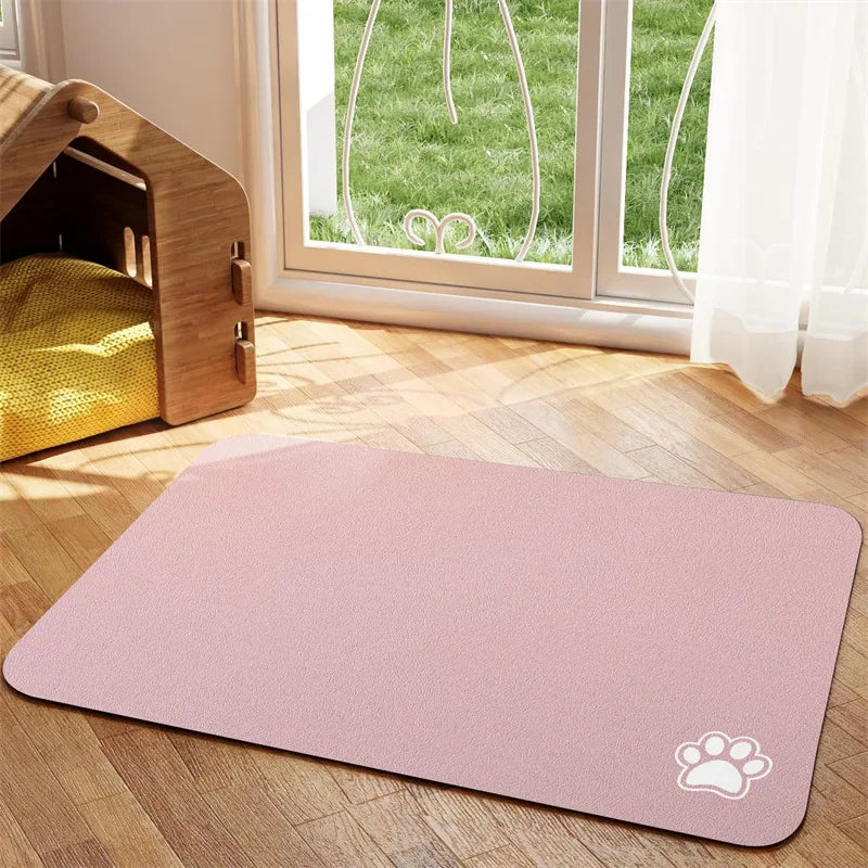 Waterproof Pet Feeding Mat – Quick-Dry & Easy-to-Clean Placemat for Pets