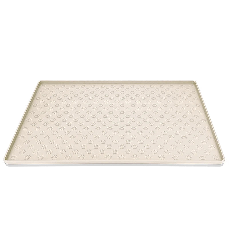 Waterproof Pet Food Mat – Non-Slip Silicone Feeding Placemat