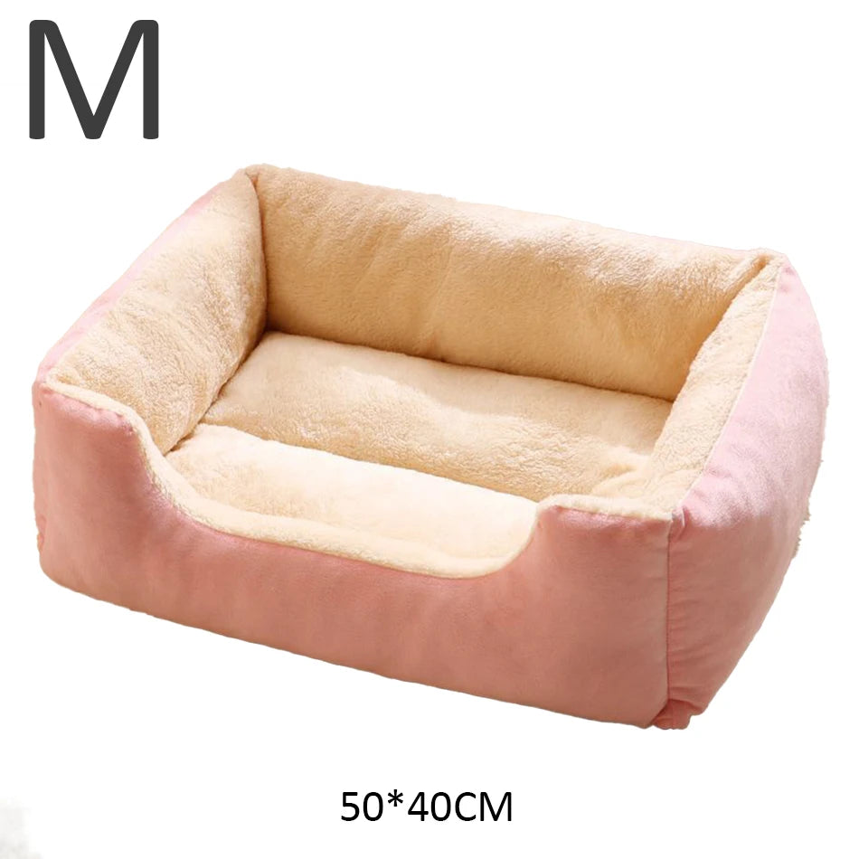 Cozy Pet Bed Basket – Soft Cushion for Cats & Small Dogs