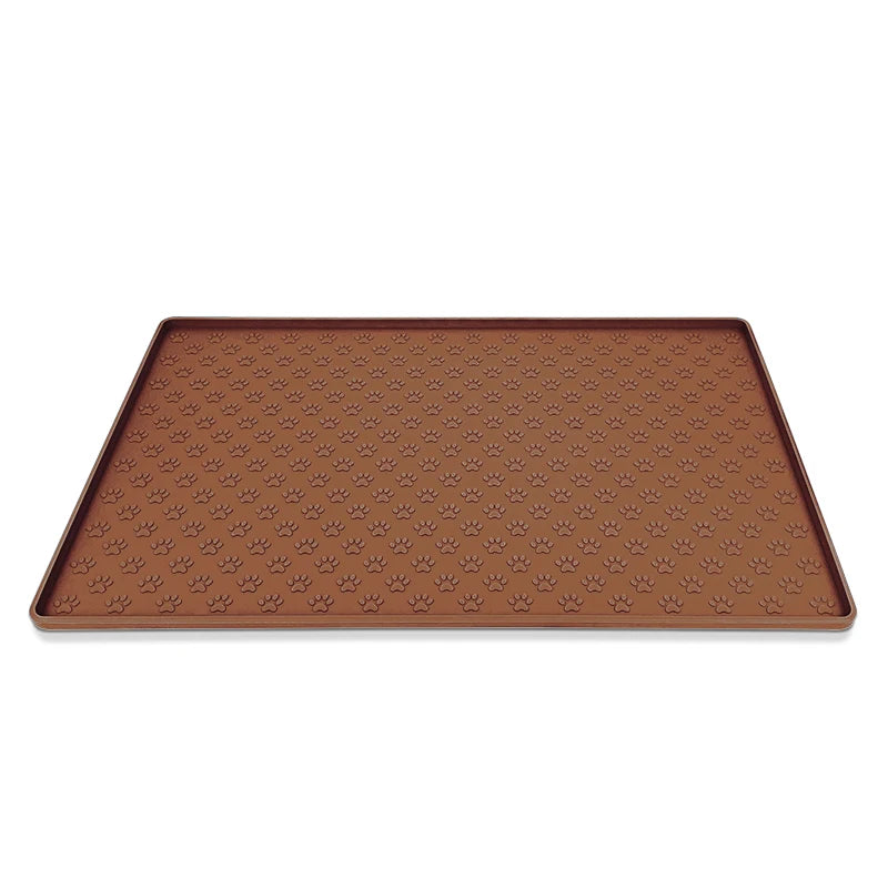 Waterproof Pet Food Mat – Non-Slip Silicone Feeding Placemat