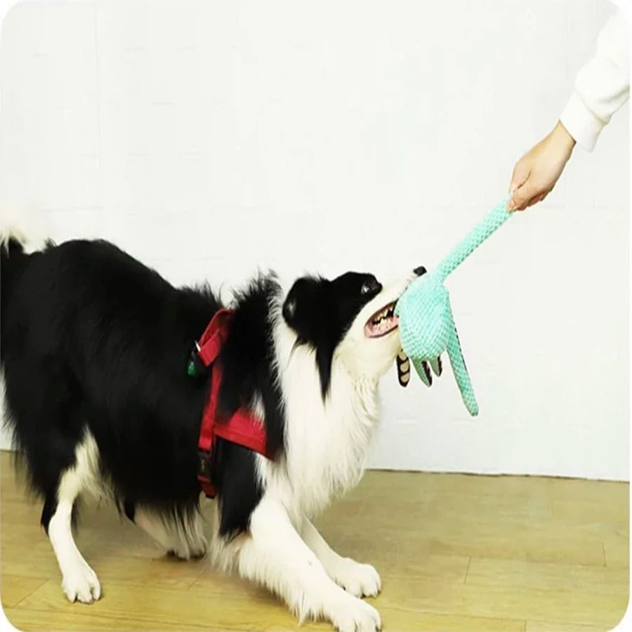 Plush Octopus Dog Toy – Interactive Squeaky Boredom Buster for Dogs