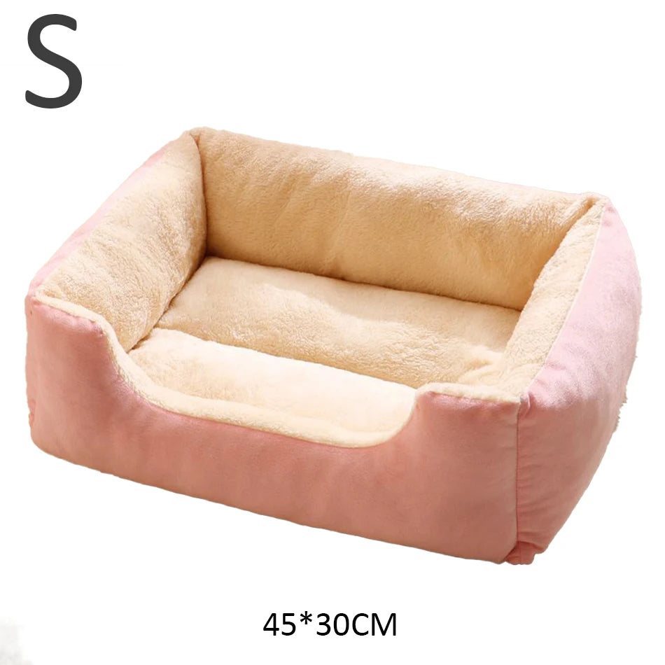 Cozy Pet Bed Basket – Soft Cushion for Cats & Small Dogs
