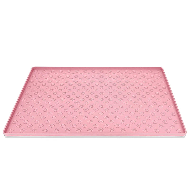 Waterproof Pet Food Mat – Non-Slip Silicone Feeding Placemat