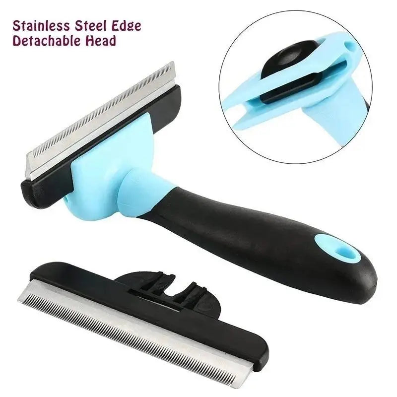 Double-Sided Pet Grooming Brush – Shedding & Dematting Comb for Dogs & Cats