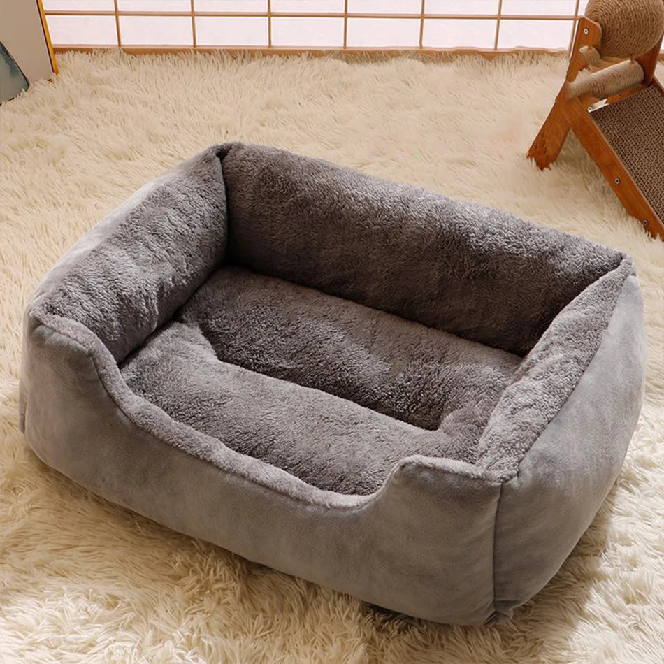 Cozy Pet Bed Basket – Soft Cushion for Cats & Small Dogs