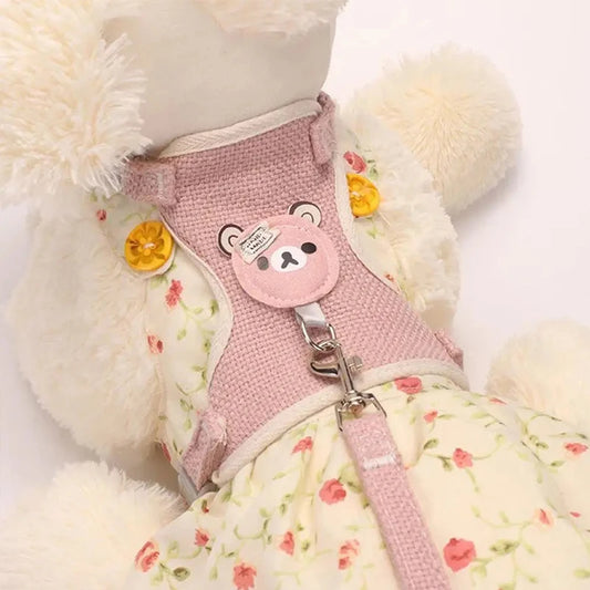 Adjustable Cat Harness & Collar – For Kittens and Small Breed Pets