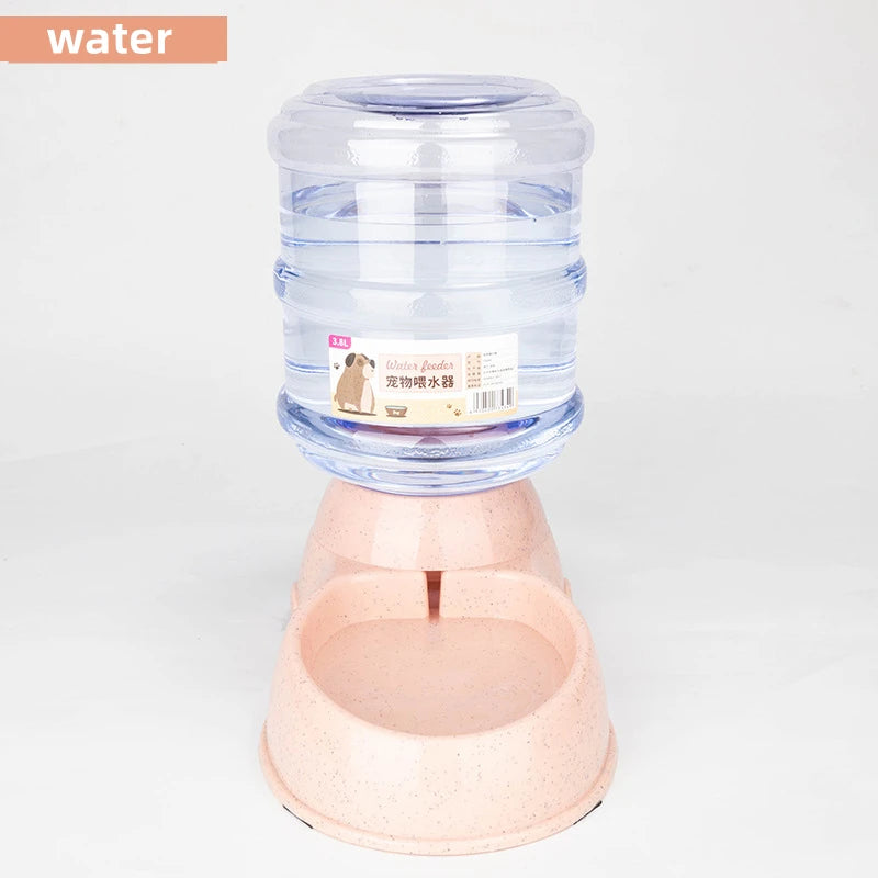 Large Pet Feeder Bowl – Automatic Water Dispenser & Food Bowl for Cats & Dogs