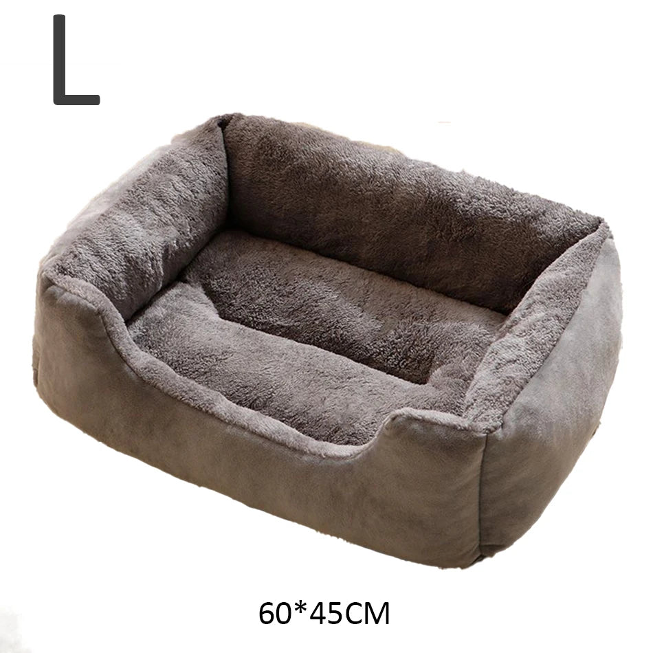 Cozy Pet Bed Basket – Soft Cushion for Cats & Small Dogs