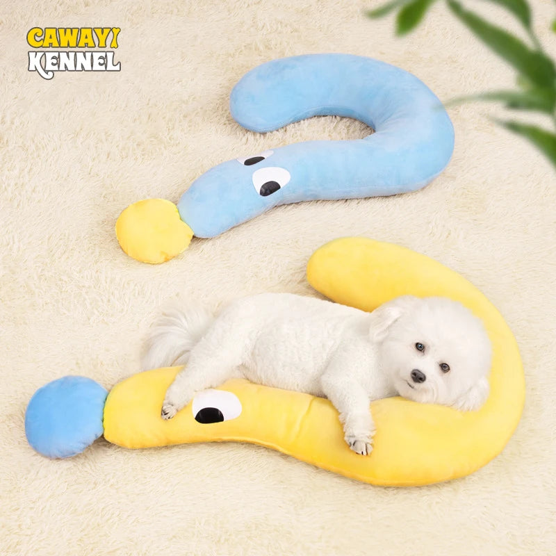 U-Shaped Pet Pillow – Neck Support Cushion for Puppies & Kittens