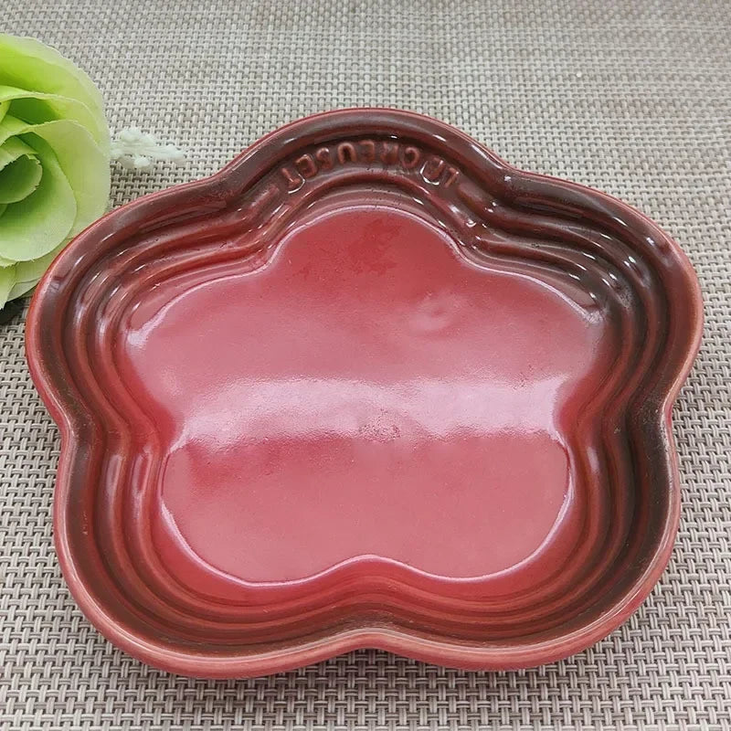 Ceramic Elevated Cat Bowl – Anti-Vomiting & Whisker Stress-Free Feeder