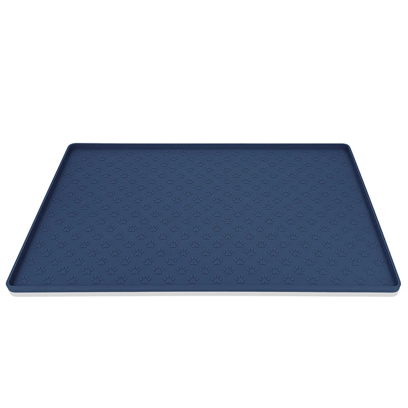 Waterproof Pet Food Mat – Non-Slip Silicone Feeding Placemat