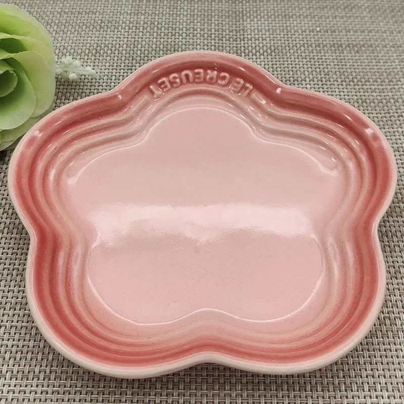 Ceramic Elevated Cat Bowl – Anti-Vomiting & Whisker Stress-Free Feeder
