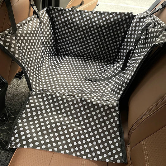 Waterproof Dog Car Seat Cover – Pet Carrier Hammock for Travel