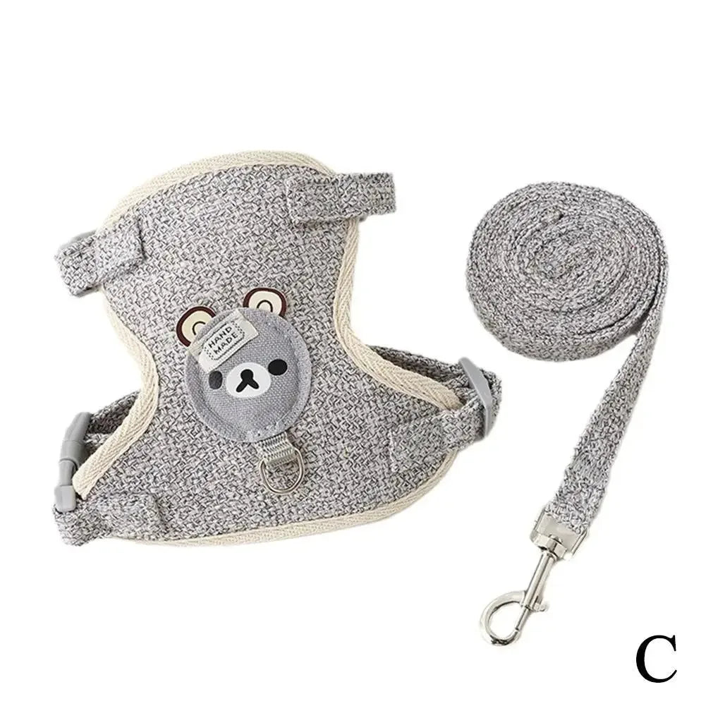 Kittens Harness Pet Collar Supplies for Cats Small Breeds Products Pets Collars Kitten Products Pet Puppy Harness Things