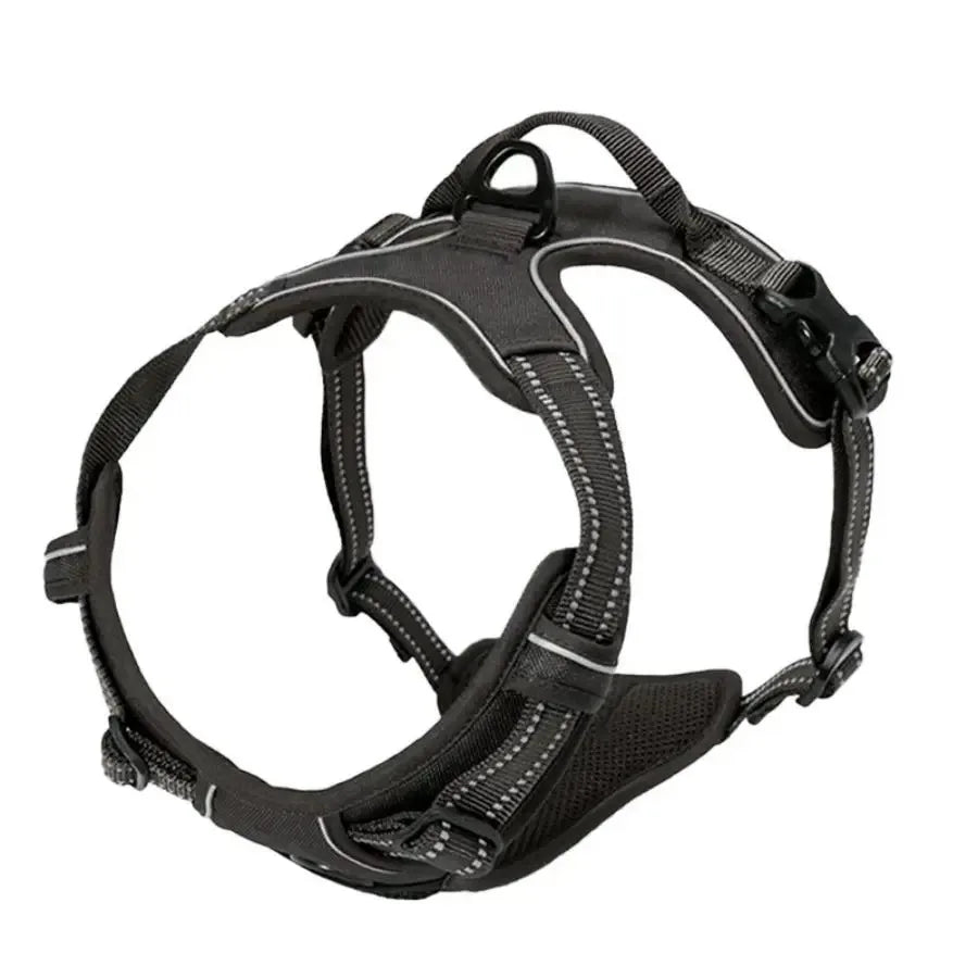 Leather Dog Collar & Harness Set – Adjustable for Small & Medium Dogs