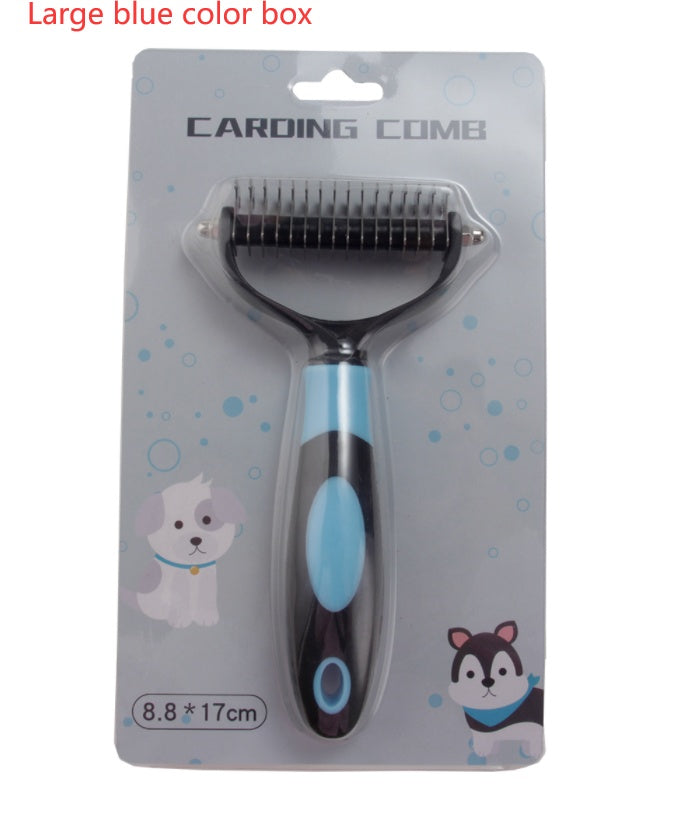 Pet Dematting & Hair Removal Comb – Grooming Tool for Dogs & Cats