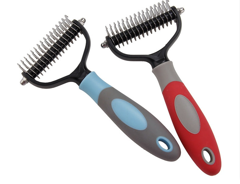 Pet Dematting & Hair Removal Comb – Grooming Tool for Dogs & Cats