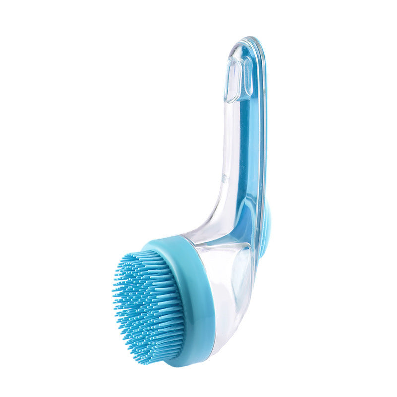 Long-Handle Pet Bath & Grooming Brush – Deep Cleaning for Dogs & Cats