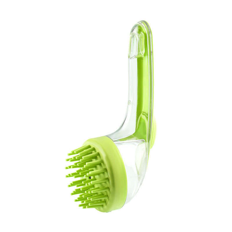 Long-Handle Pet Bath & Grooming Brush – Deep Cleaning for Dogs & Cats