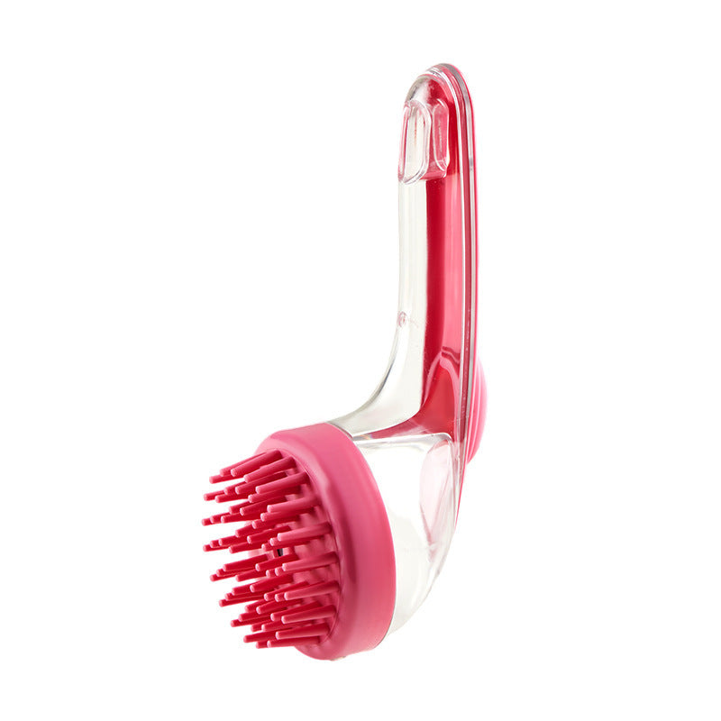 Long-Handle Pet Bath & Grooming Brush – Deep Cleaning for Dogs & Cats
