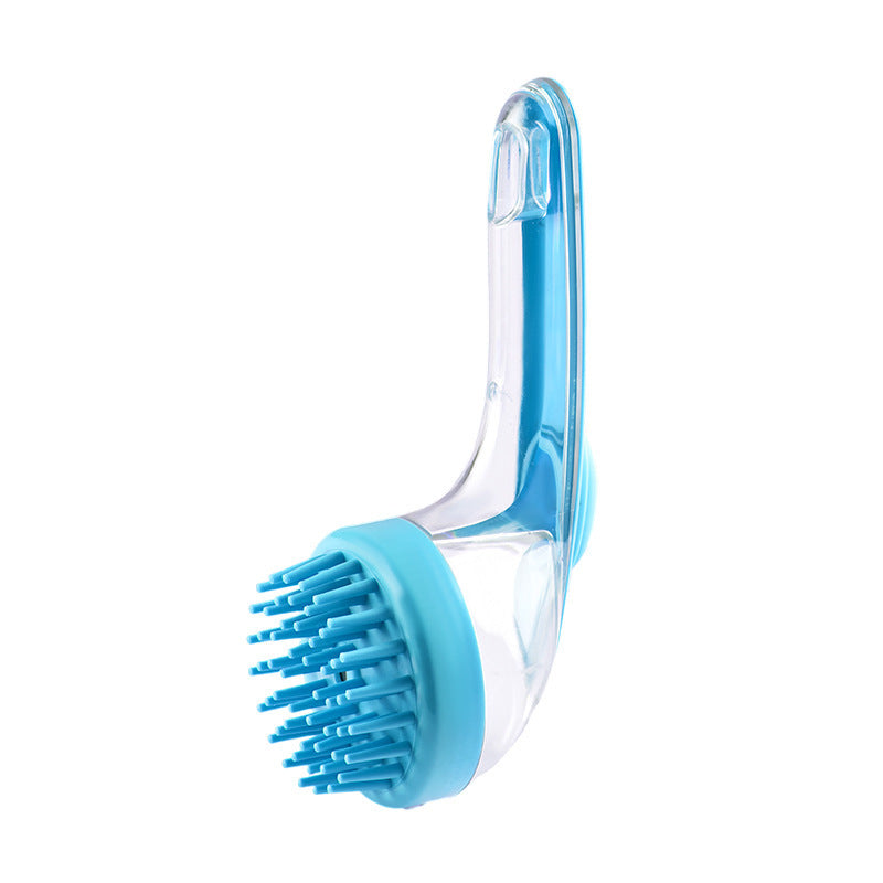 Long-Handle Pet Bath & Grooming Brush – Deep Cleaning for Dogs & Cats