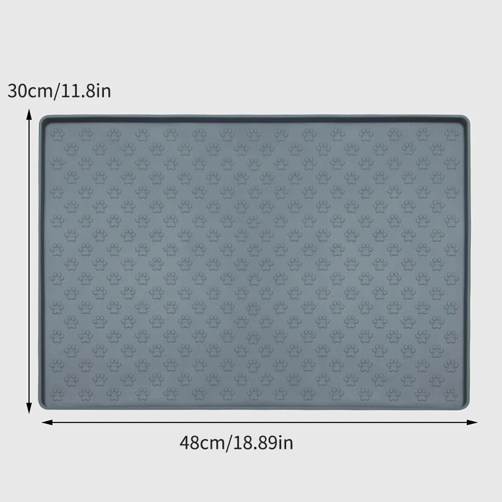 Non-Spill Silicone Pet Placemat – Foldable Waterproof Feeding Mat