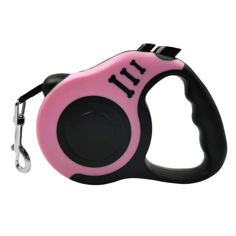 3/5m Dog Leash Automatic Retractable Nylon Traction Extension Rope Puppy Walking Pet Supplies Roulette Leashes for Small Dogs