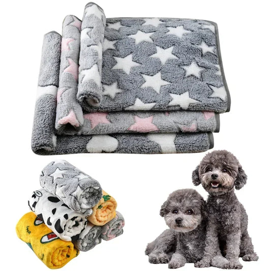 Soft Dog Bed Mat – Warm Travel Blanket for Small & Large Breeds