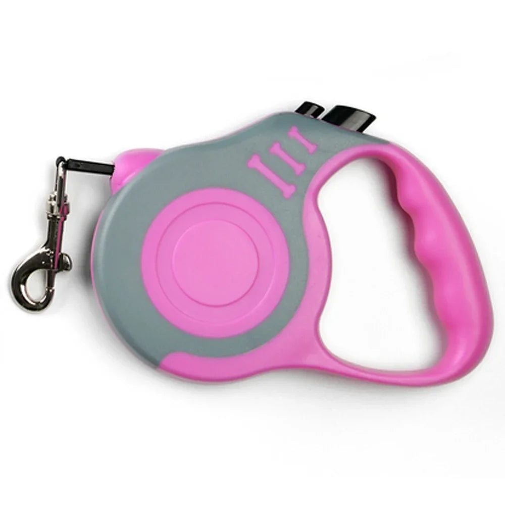 3/5m Dog Leash Automatic Retractable Nylon Traction Extension Rope Puppy Walking Pet Supplies Roulette Leashes for Small Dogs