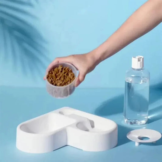 Automatic Water & Food Bowl – Spill-Proof Dual Bowl for Cats & Dogs