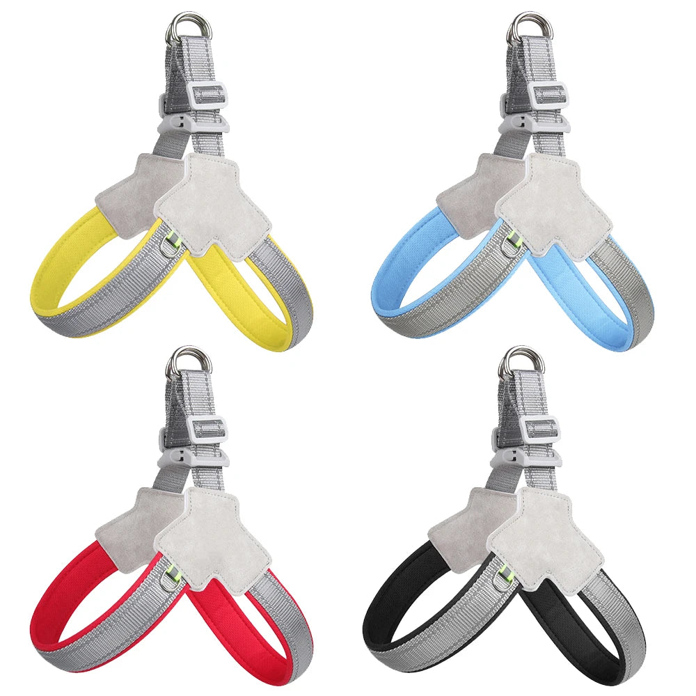 Reflective No-Pull Pet Harness – Small Dog & Cat Vest Strap