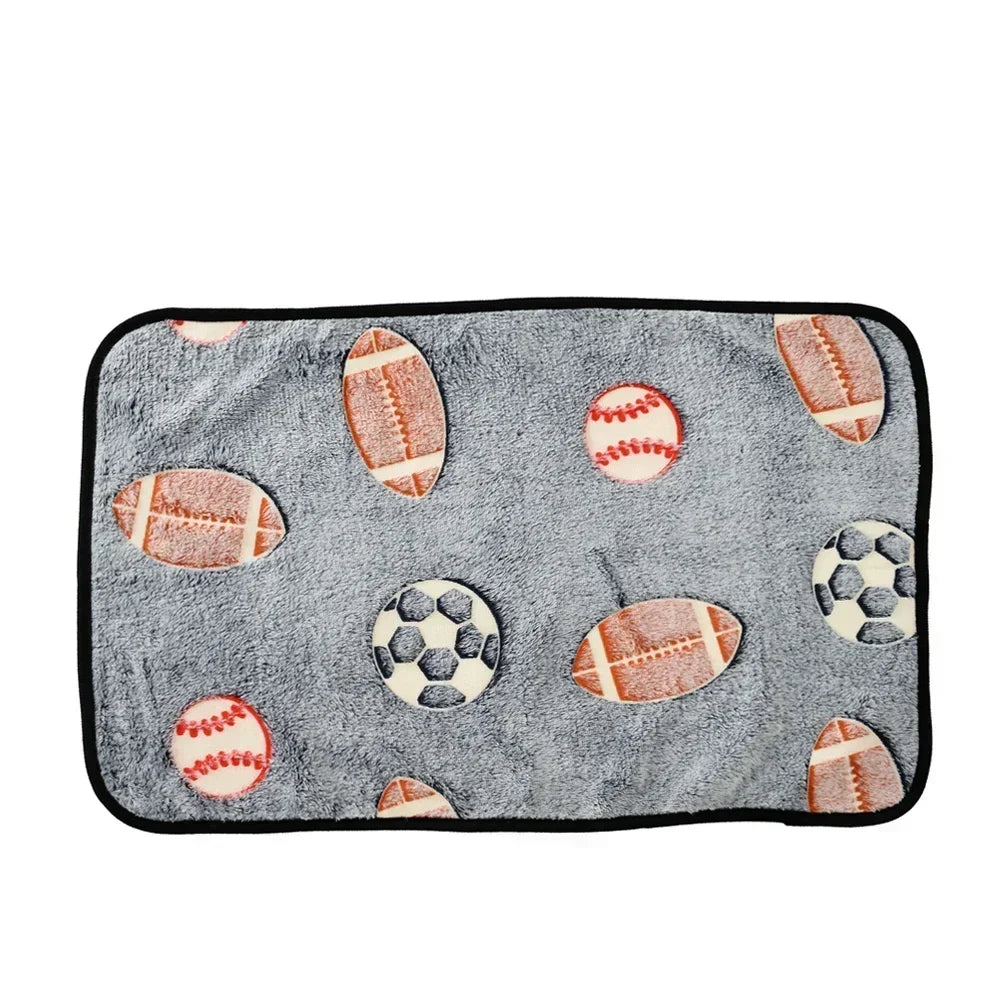 Soft Dog Bed Mat – Warm Travel Blanket for Small & Large Breeds